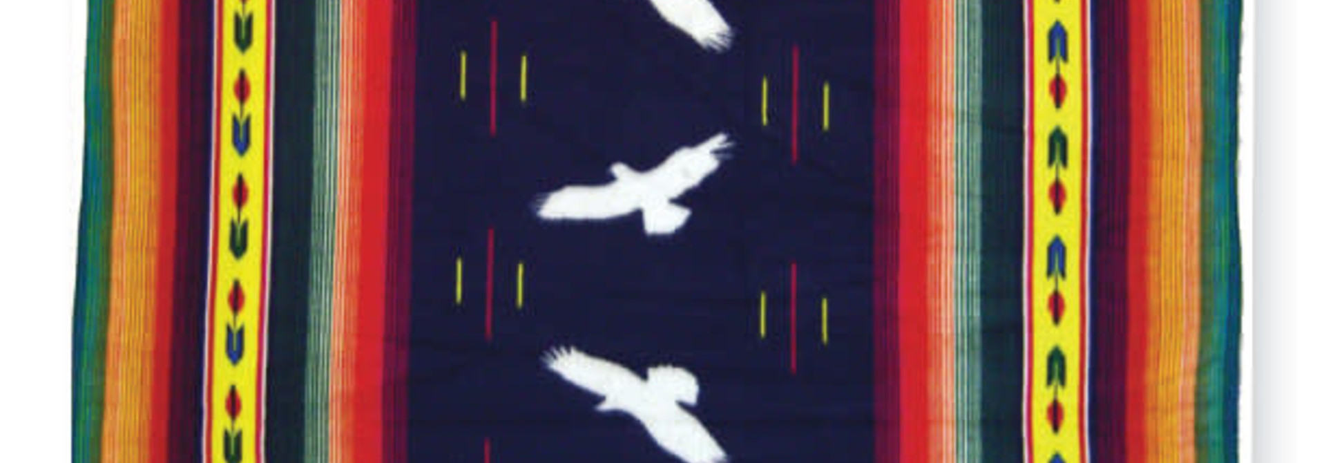 Premium Fleece Blanket-Eagle Stripe