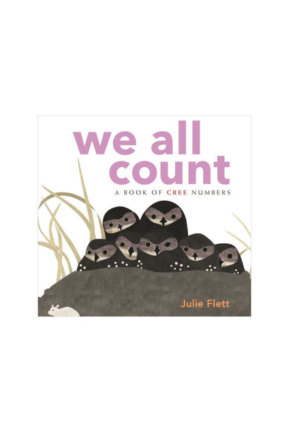 Board Book - We All Count: A Book of Cree Numbers by Julie Flett