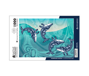 1000 pcs Puzzle - Humpback Whale by Gordon White