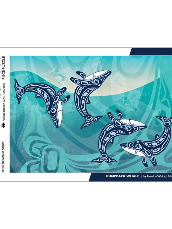 Native Northwest 1000 pcs Puzzle - Humpback Whale by Gordon White