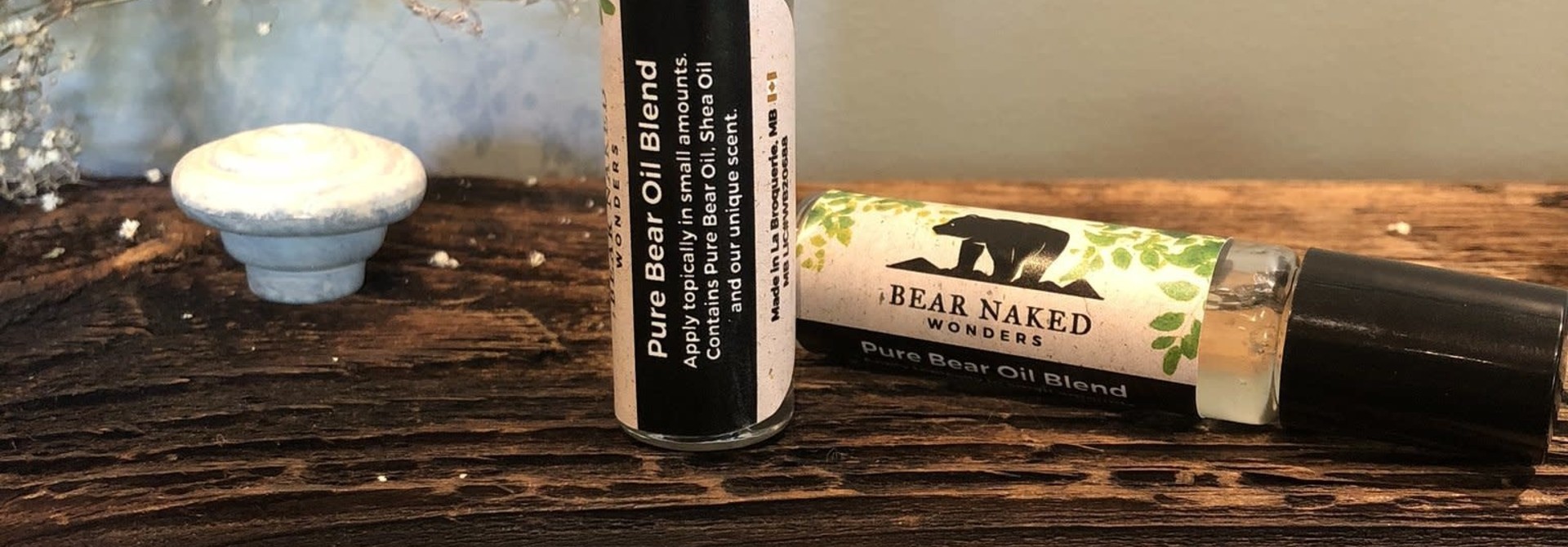 Pure Bear Oil Blend Roller Bottle by Bear Naked Wonders