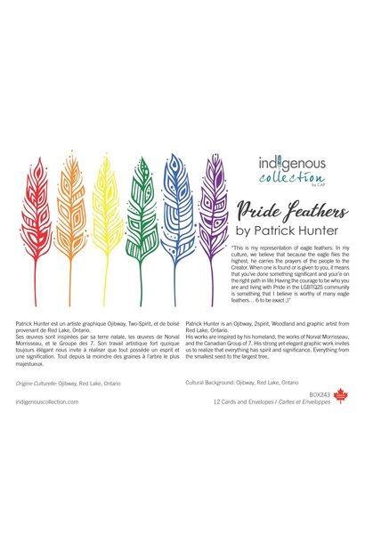 Pride Feathers - Boxed cards by Patrick Hunter