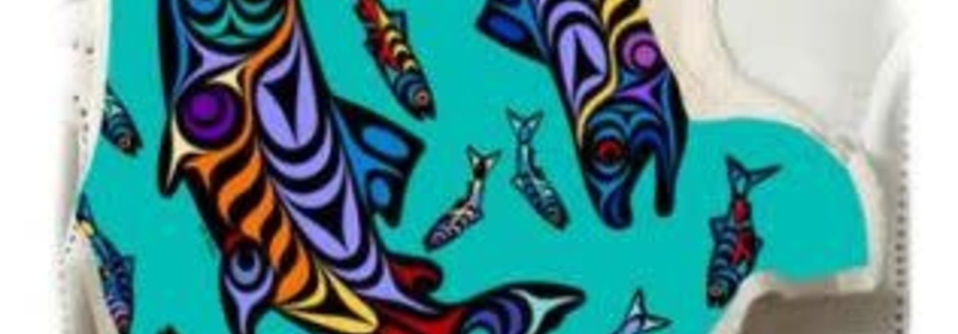 Velvet Plush Blanket- King Salmon by Joe Wilson