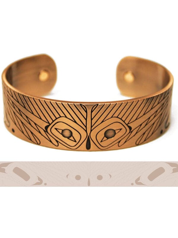 Copper Bracelet - Hummingbird by Gordon White