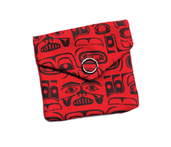 Pocket Spirit Pouch-Chilkat by Ryan Cranmer