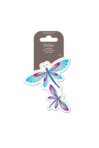 Sticker - Dragonflies by Simone Diamond