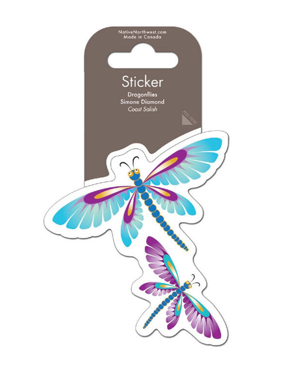 Sticker - Dragonflies by Simone Diamond