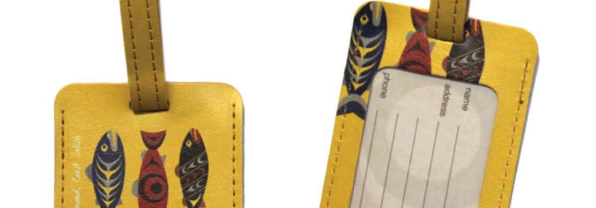 Luggage Tag-Salmon by Simone Diamond