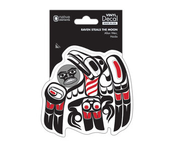 Premium Decal - Raven Steals the Moon by Allan Weir