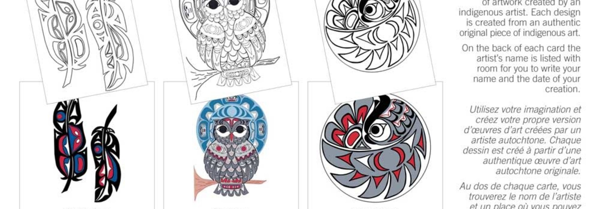 Colouring Note Cards - Feathers by Angela Kimble