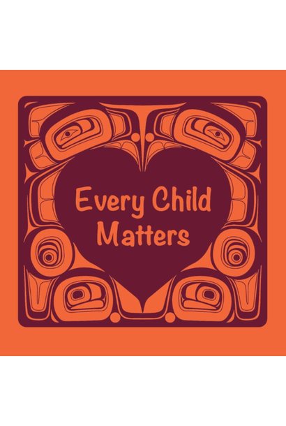 Every Child Matters 2.5" Sticker - strip of 5