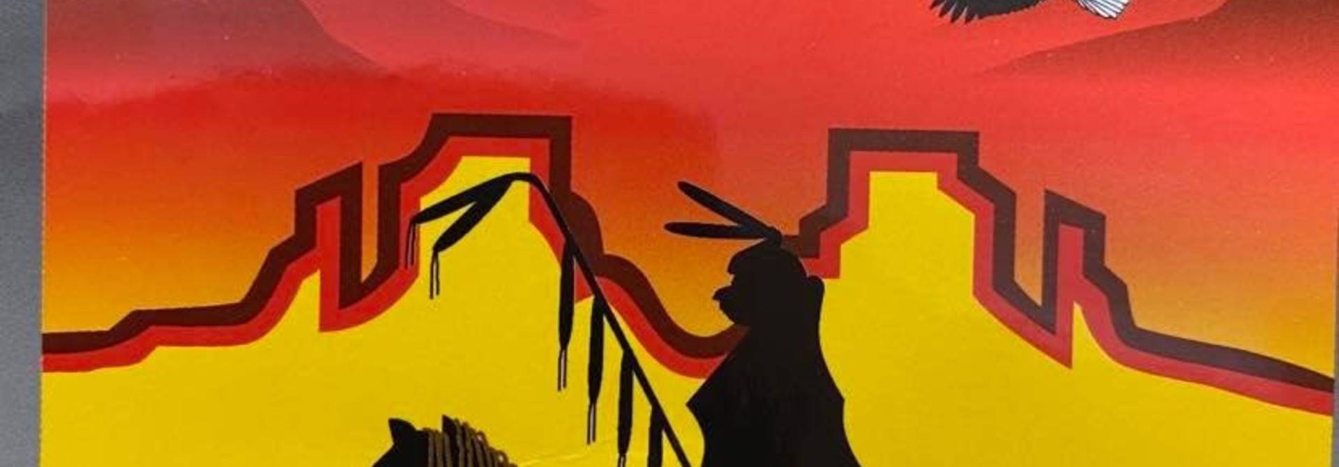 Fleece Blanket - Sunset Warrior