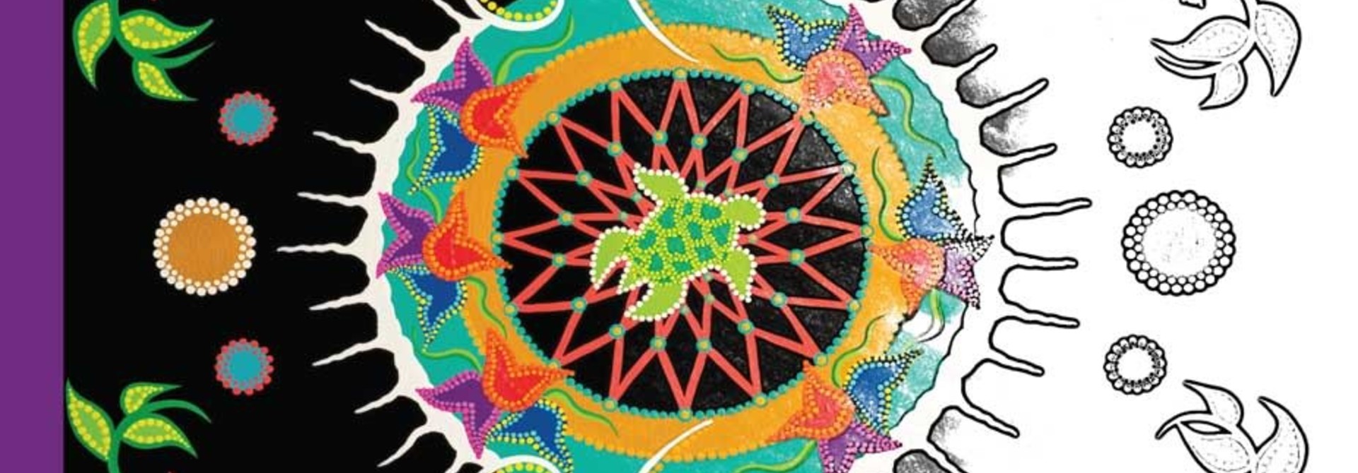 Indigenous Art Colouring Book- Art by Tracey Metallic