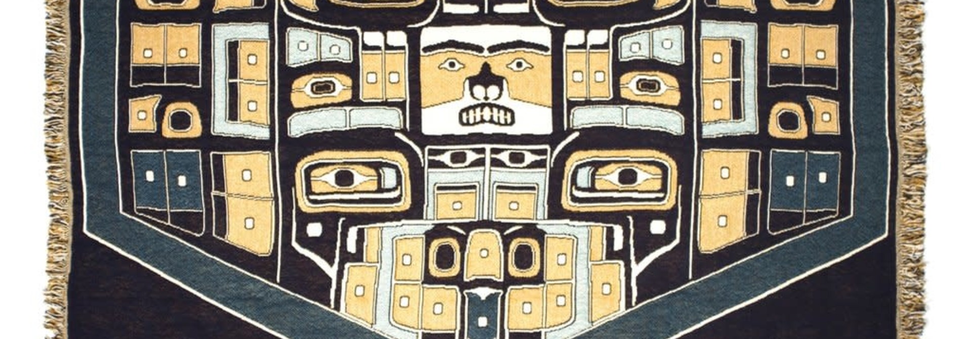 Cotton Tapestry Blanket- Chilkat design