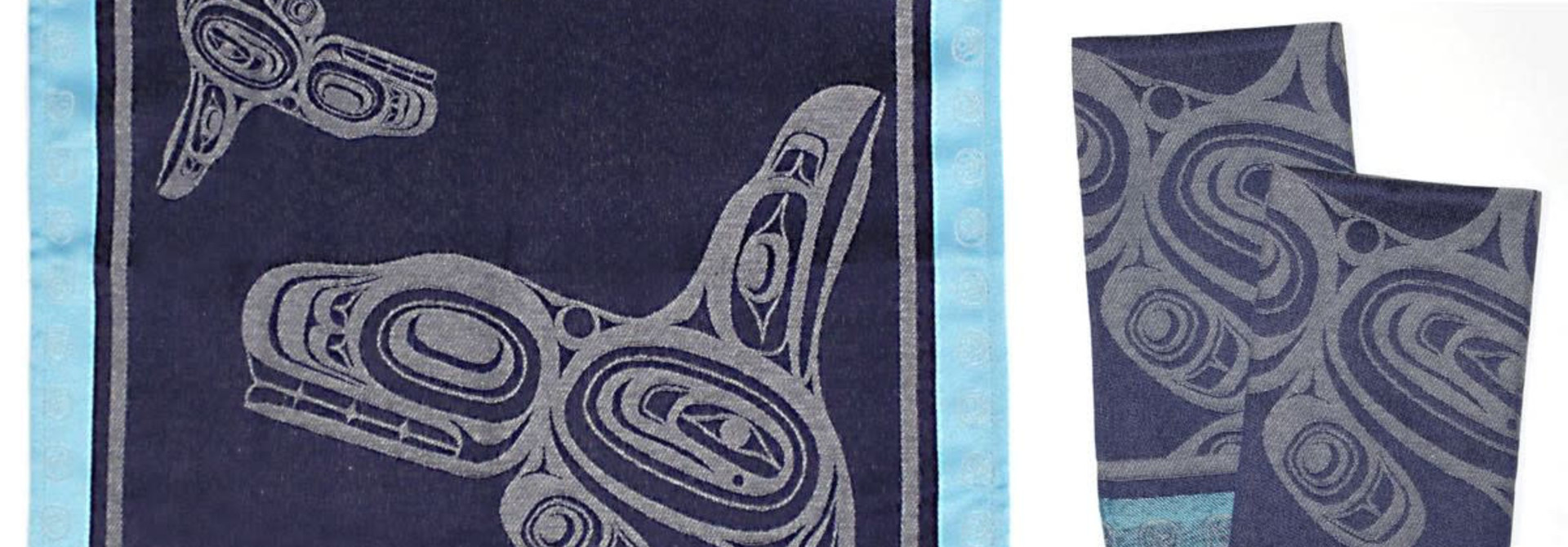 Whale cloth Table Napkin-Ernest Swanson