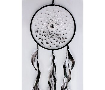 Energy Flow Dream Catcher w Hematite Stones