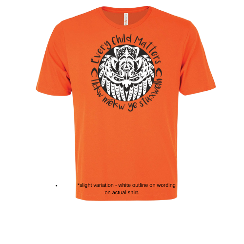 Eagle Mother Orange Shirt -Youth- by Jared Deck-1