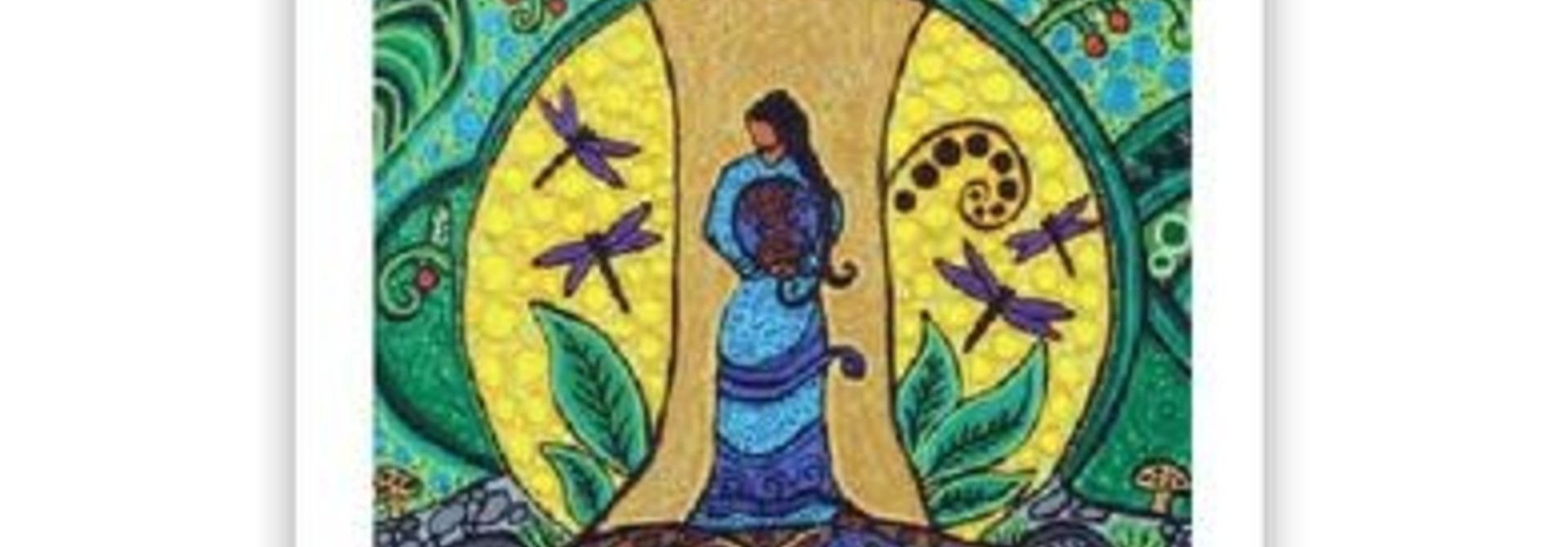 Art Card -Strong Earth Woman by Leah Dorion