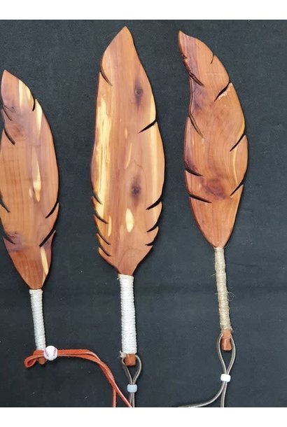 Carved Wooden Feathers - by Ko-Kweit