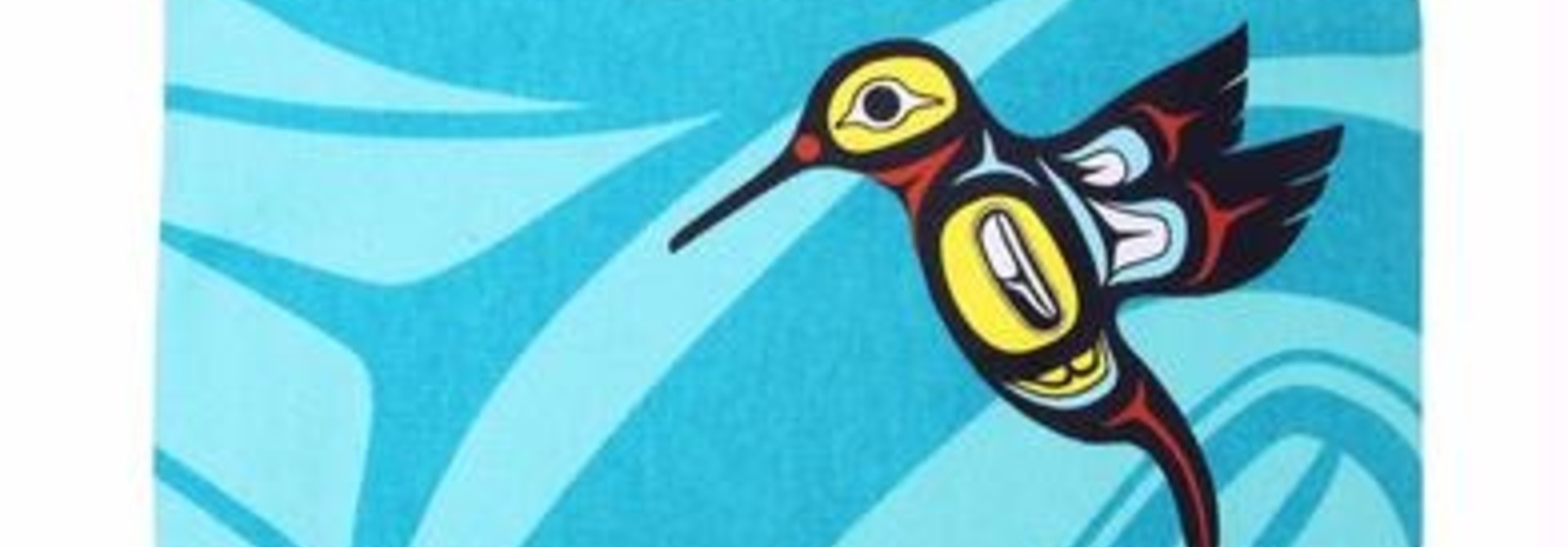 Eco Zipper Pouch-Hummingbird