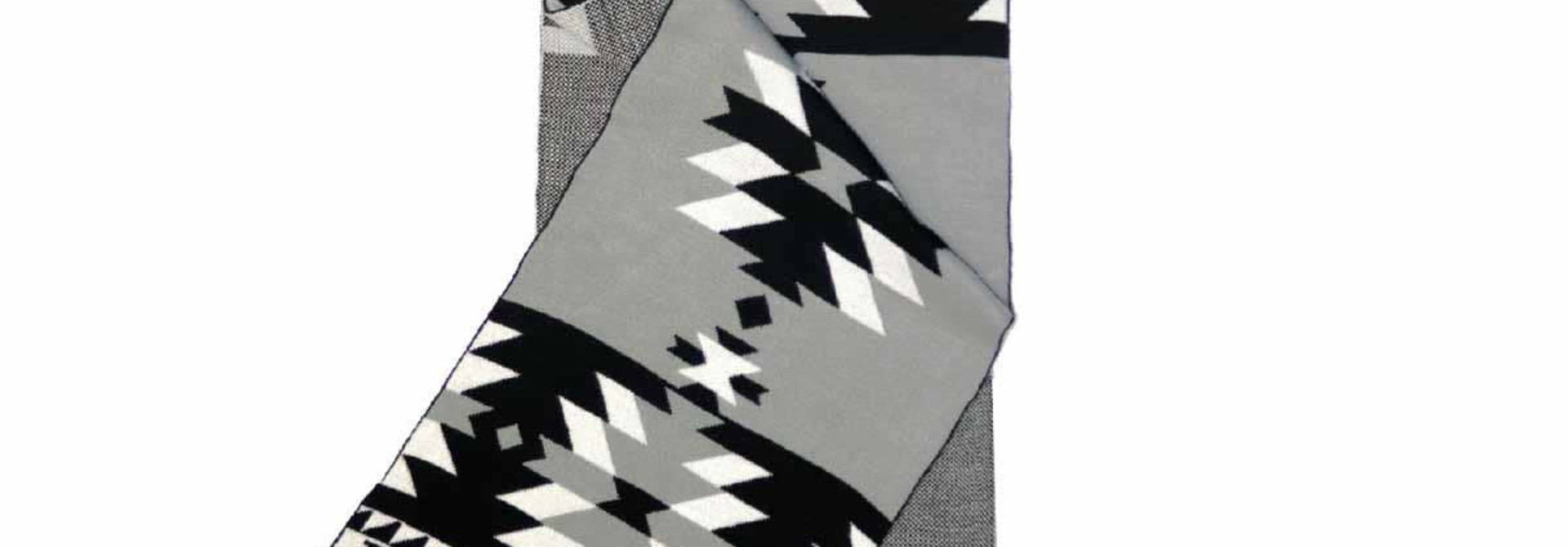 Oversized Knitted Scarf-Visions of our Ancestors by Leila Stogan