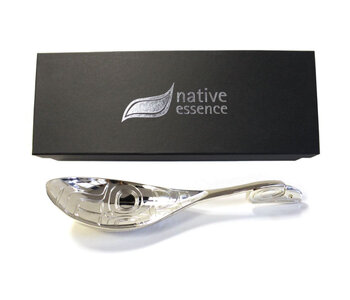 Silver Ladle-Raven by Corey Bulpitt