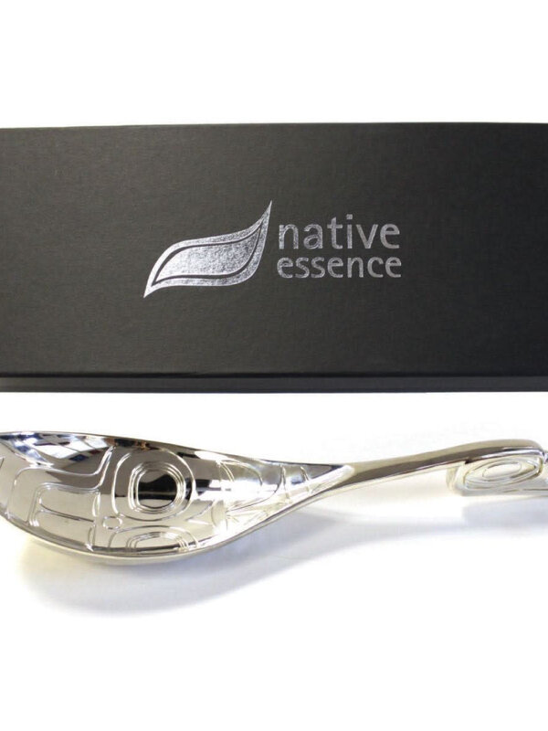 Silver Ladle-Raven by Corey Bulpitt