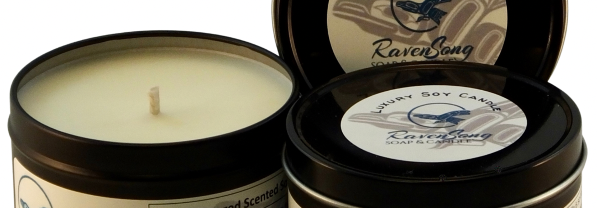 Hand Poured Soy Candle by Raven Song - 55+ hr