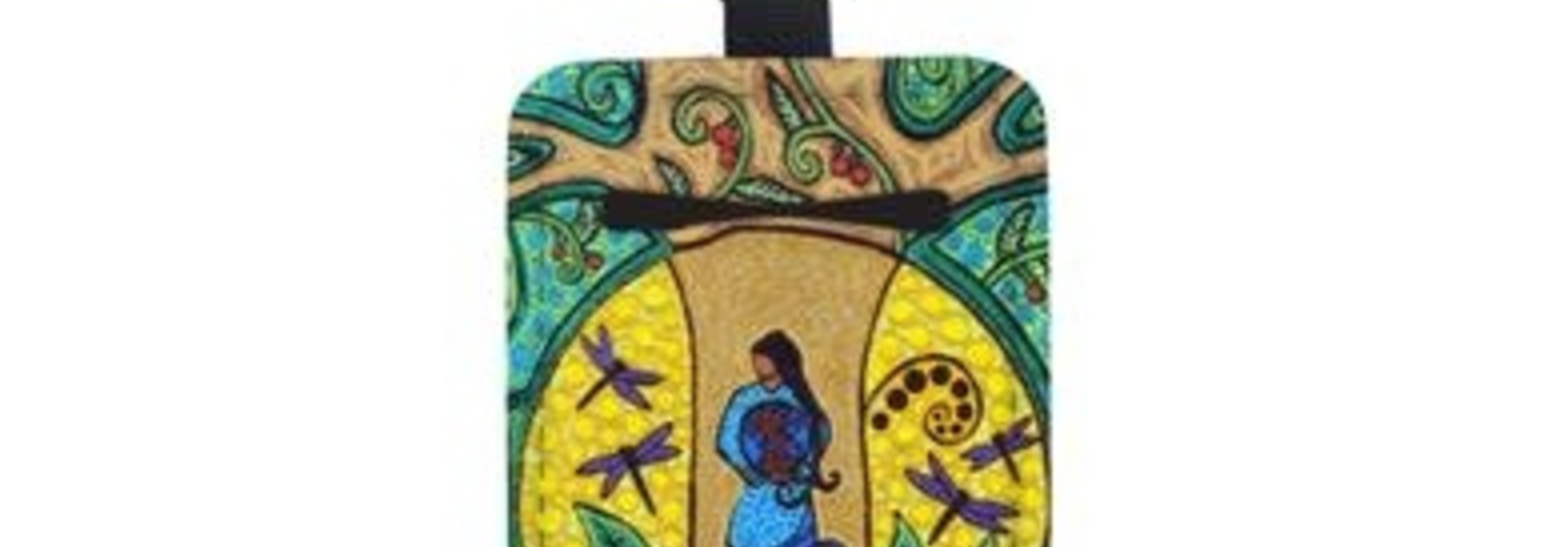 Leah Dorion Strong Earth Woman Sanitizer Bottle Holder