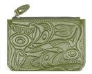 Leather Coin Purse -Feasted Salmon by Doug LaFortune-1