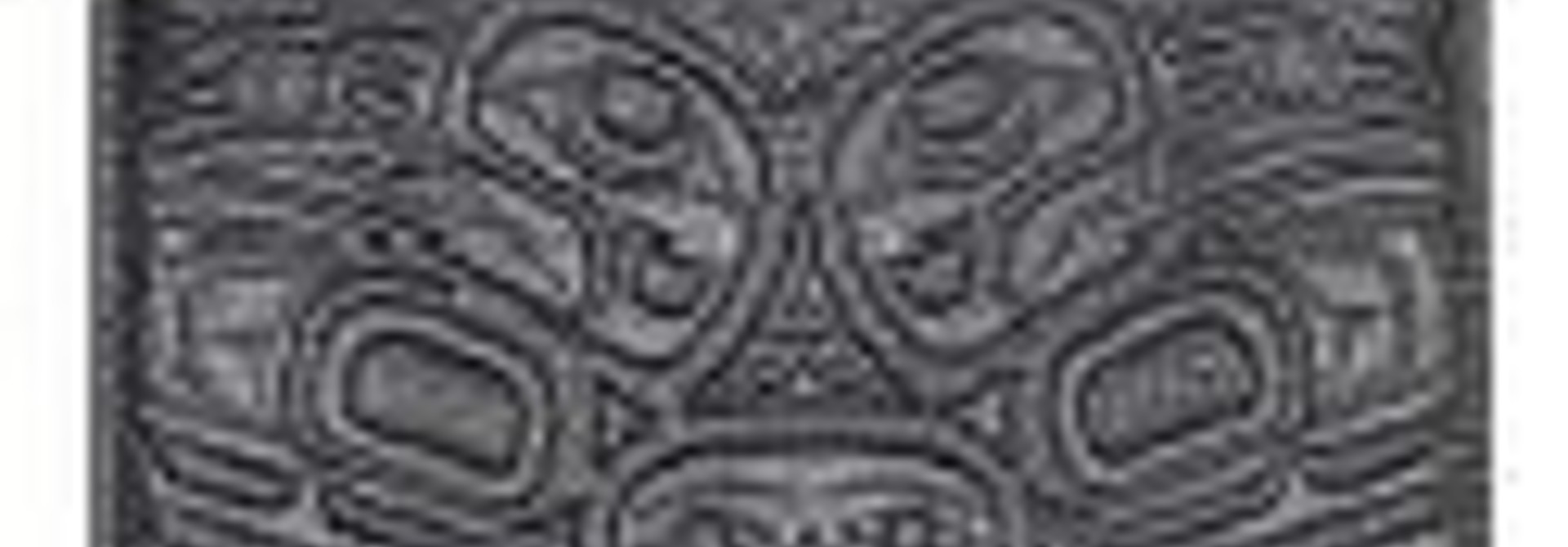 Leather Coin Purse- Raven Split by Francis Horne Sr.