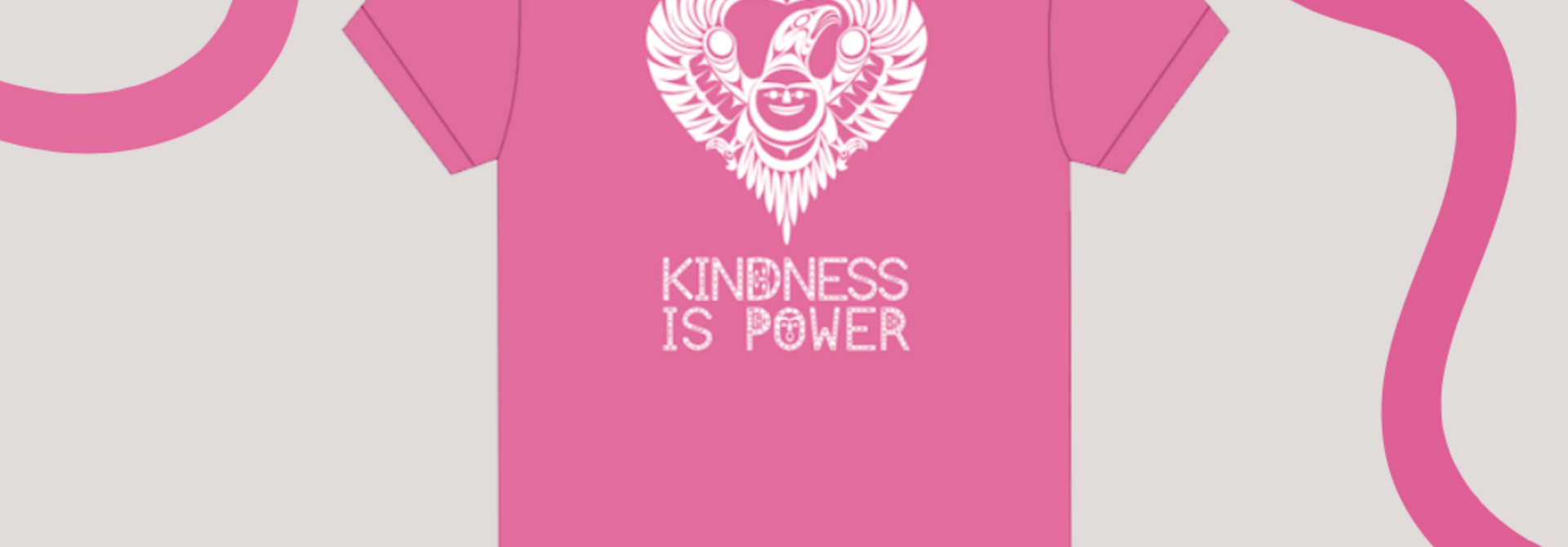 2022 Kindness is Power - Pink Shirt by Francis Horne Sr. - Youth Sizes