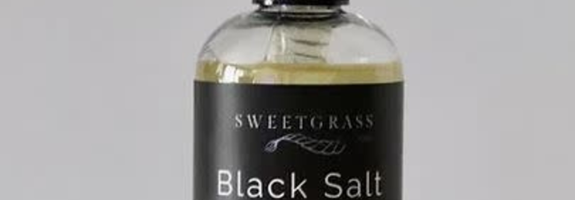 Black Salt & Cypress Liquid Hand Soap 8oz - by Sweetgrass soap