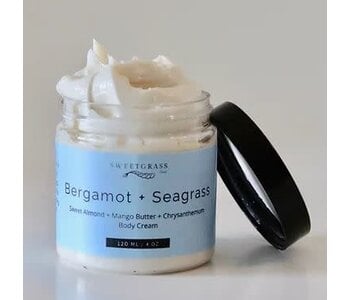 Bergamot & Seagrass Body Butter  by Sweetgrass Soap