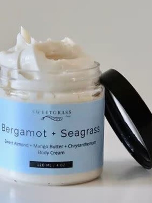 Bergamot & Seagrass Body Butter  by Sweetgrass Soap