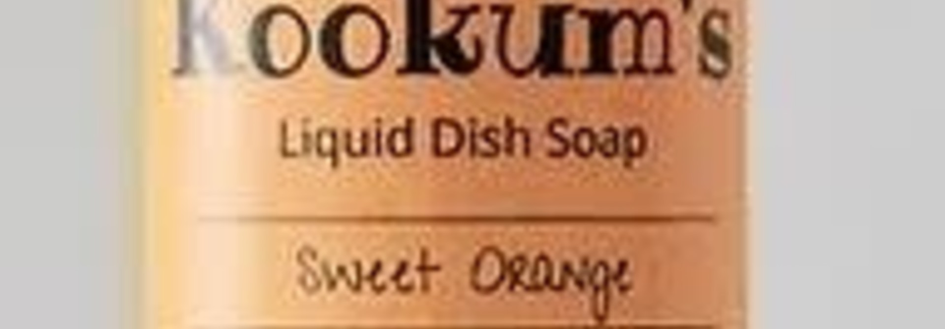 Kookum's Sweet Orange Liquid Dish Soap 6oz- by Sweetgrass Soap