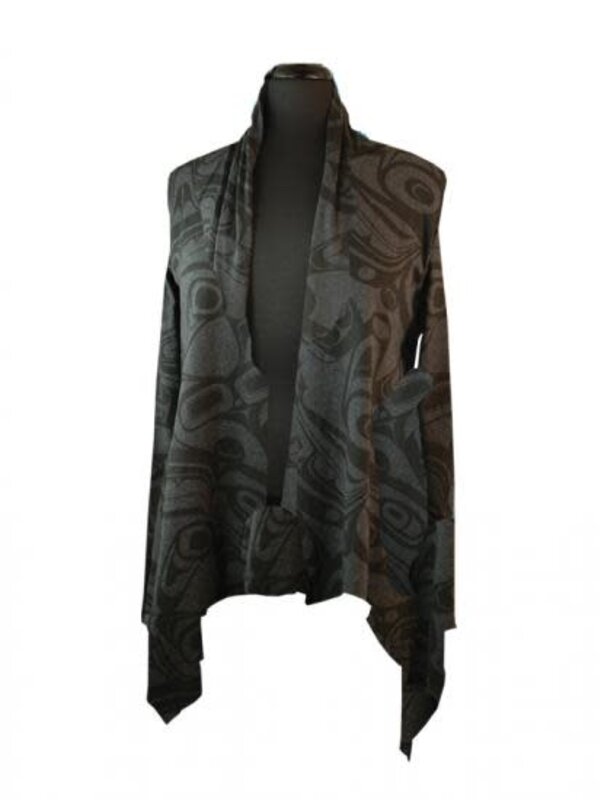 Panabo All Over Print Swing Coat  large/ex-large Kelly Robinson Eagle design.