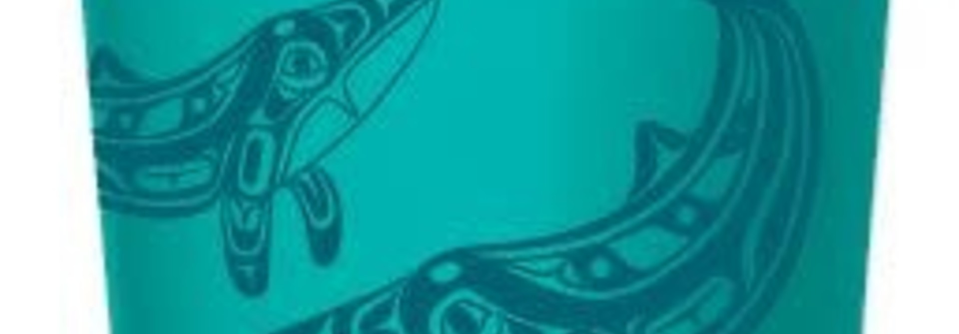 12 oz Travel mug- Humpback Whale Gordon White, Haida