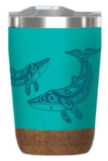Travel mug- Humpback Whale Gordon White, Haida  12oz