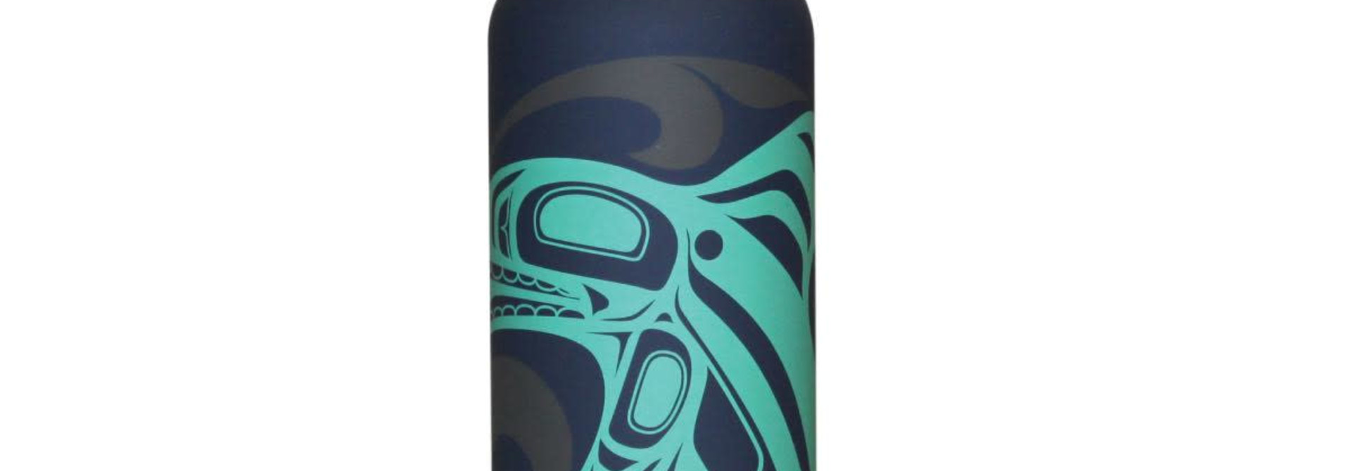 Water Bottle - Killer Whale by Trevor Angus