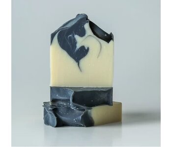 4oz Soap- Black Salt & Cypress -Sweetgrass Soap