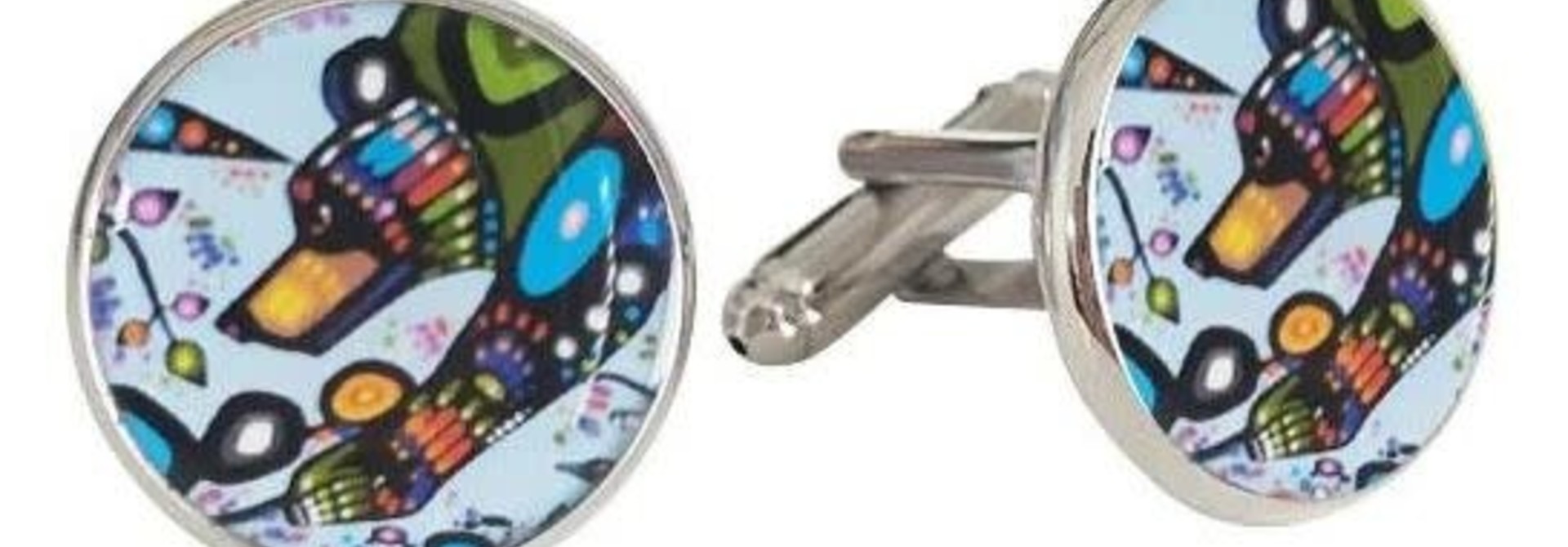 John Rombough Bear Cufflinks