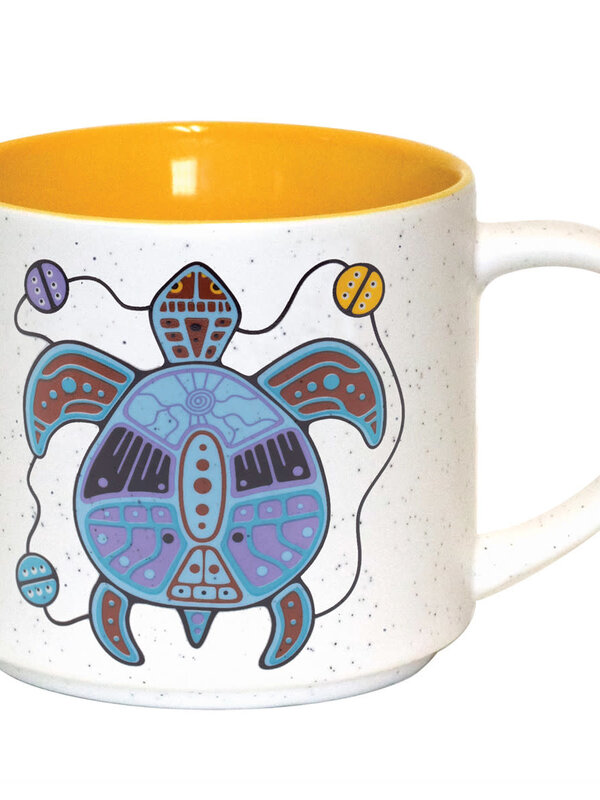 Native Northwest 16 oz Ceramic Mug Turtle -Jason Adair