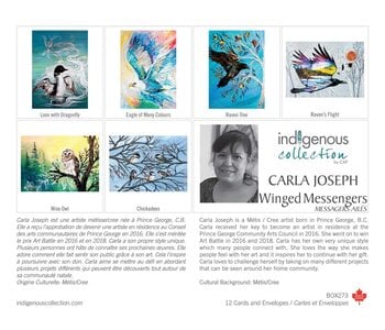 Boxed Art Cards- Winged Messengers - Carla Joseph