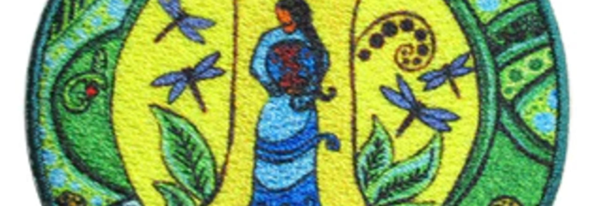 Leah Dorion Strong Earth Woman Iron-on Patch