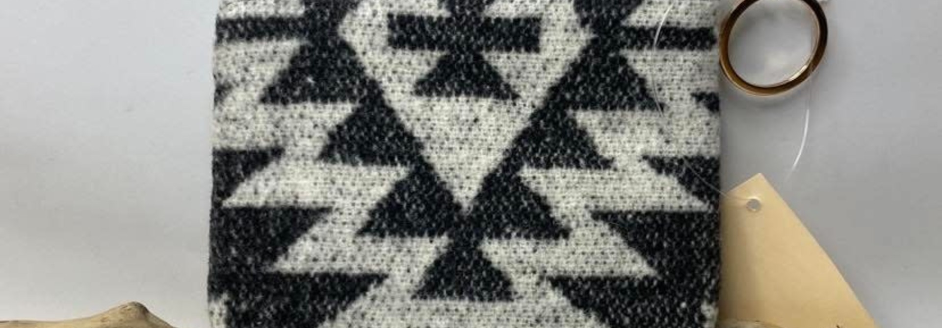 Change Purse - Black & White