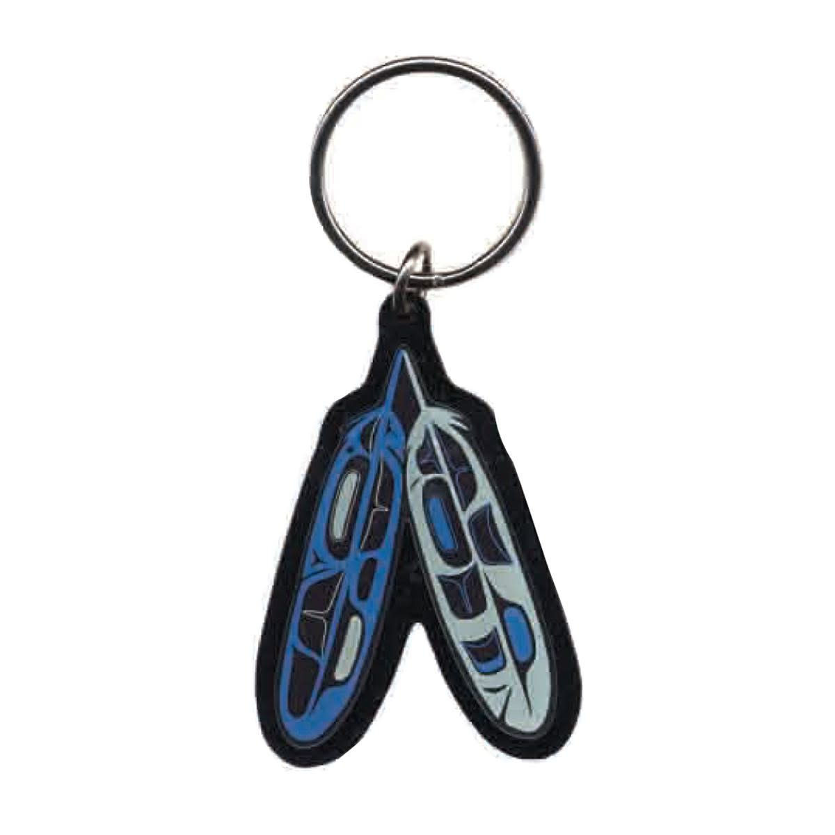 Keychain - Eagle Feathers by Corey Bulpit-1