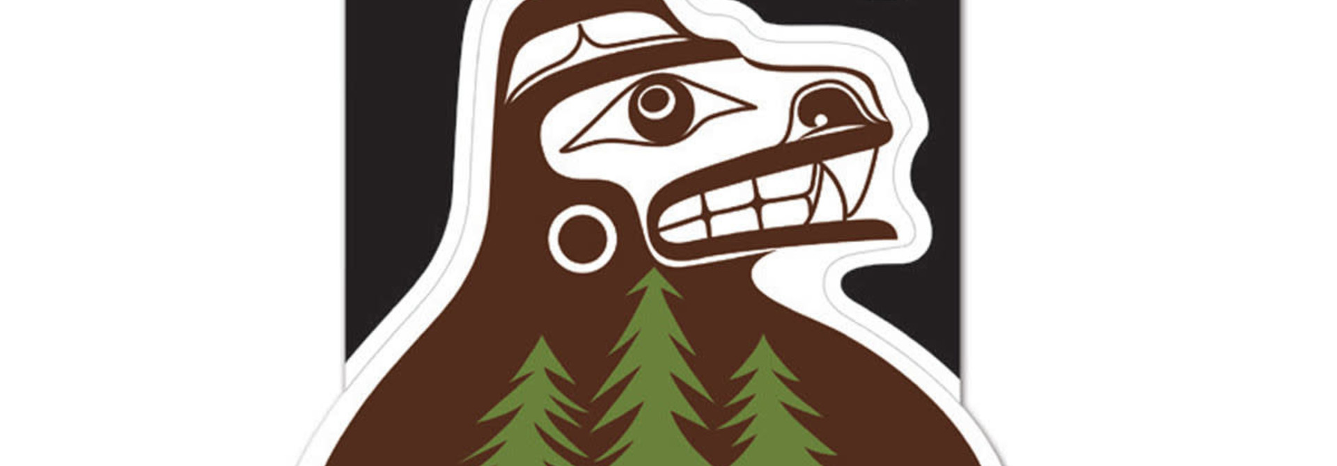 Premium Decal -Bear the Tree Hugger by Allan Weir