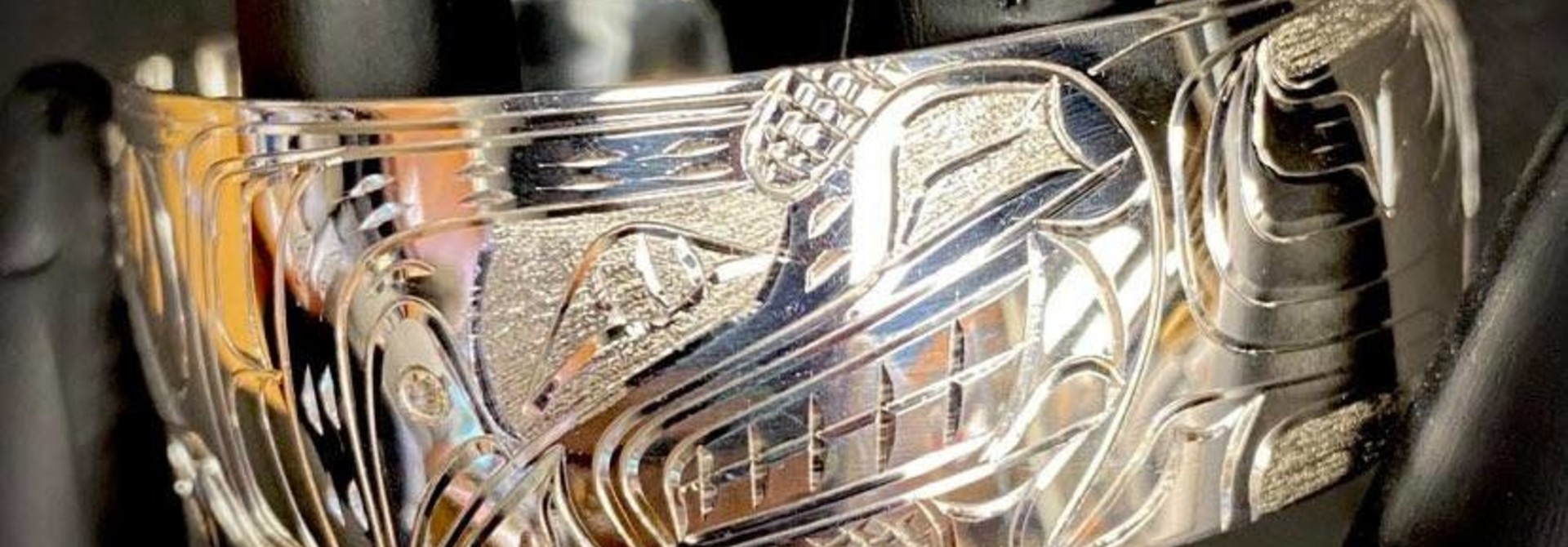 Hand Crafted 3/4" Silver Bracelet-Eagle by Nancy Dawson