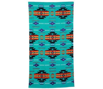 Oversized Beach Towel - Mint Multi